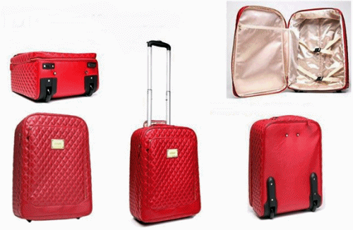 чемодан красная роскошь
