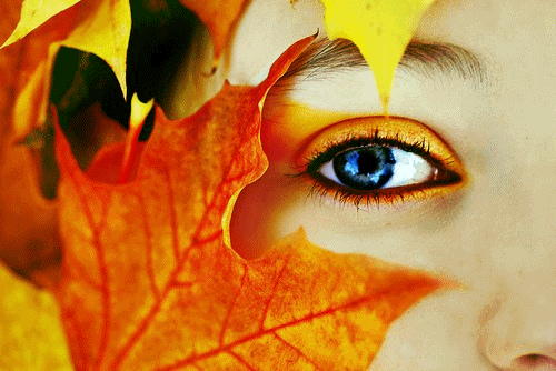 Осенний макияж глаз